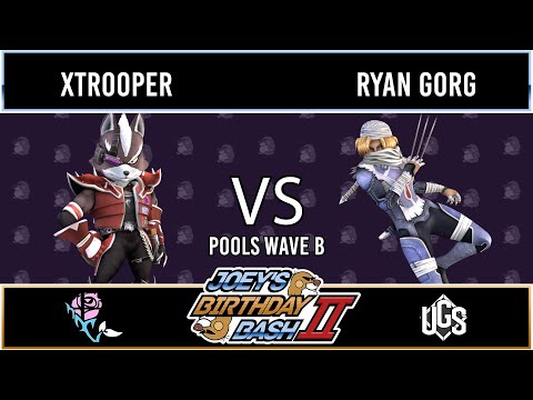 Joey's Birthday Bash 2  -  Pools Wave B  -  Xtrooper(Wolf) Vs. ryan gorg(Sheik)