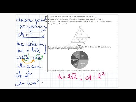 Evaluare Nationala 2020 - Testul 34 - Subiectul 1 - Teste de antrenament - Clasa a 8-a