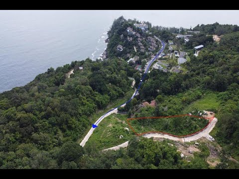 Over 1 Rai of Sea View Land for Sale on Millionaire Road, Kamala