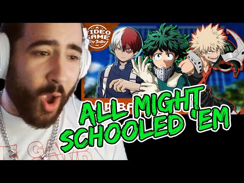 Shwabadi Reacts to Video Game Rap Battles - Deku vs Bakugo vs Todoroki
