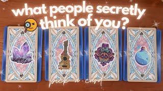 WHAT DO PEOPLE SECRETLY THINK OF YOU 🌟👀🌹🧐 PICK A CARD | Timeless Tarot Reading