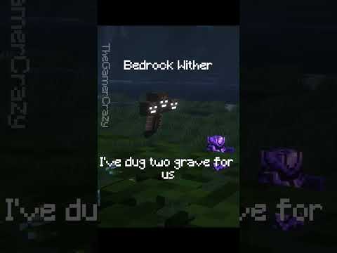 Java wither vs Bedrock wither