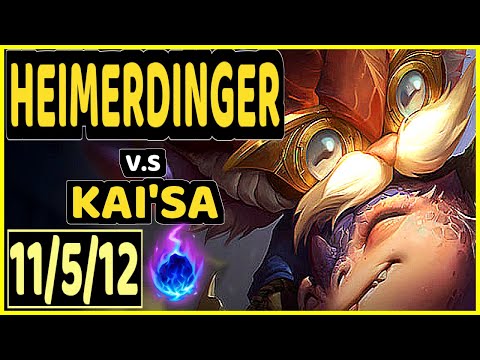 ATTILA (HEIMERDINGER) vs KAI'SA - 11/5/12 KDA BOTTOM ADC CHALLENGER GAMEPLAY - EUW