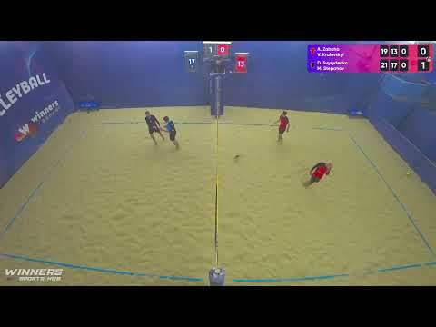 13:25 A. Zabuha / V. Kraievskyi - D. Svyrydenko / M. Stepanov 15.02.2023 | Winners Beach Volleyball