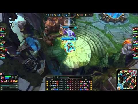 Lol 4  Skt T1 Faker Graves Vs Lee Sin Jungle    Season 6 Patch 6 1    Kr Solo Queue