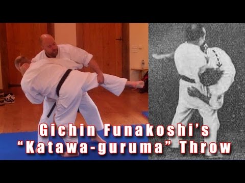 Practical Kata Bunkai: Funakoshi's Katawa-Guruma Throw