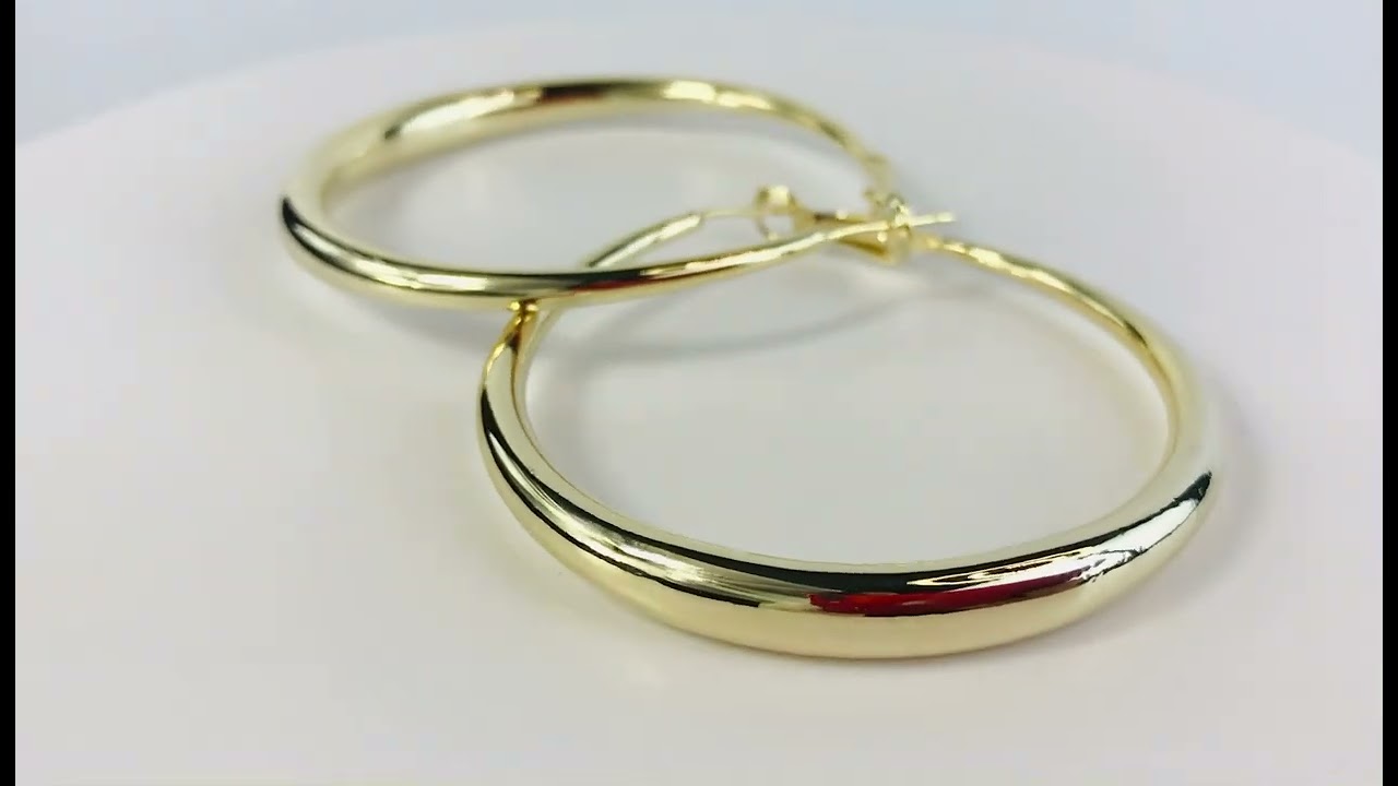 Boucles d’oreilles Créoles épaisses