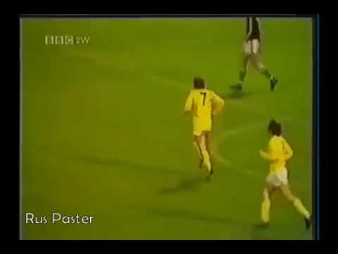 EURO-1976. Qualifiers. Group 2. Hungary - Wales - 1:2. Highlights.