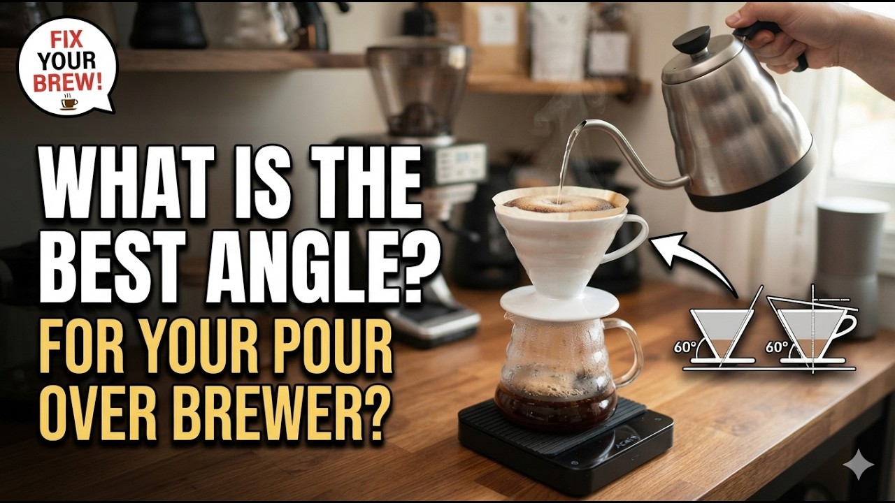 What is the Best Angle for Your Pour Over Brewer?