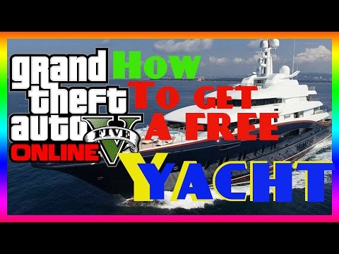 GTA How to get A $9,750,000 Super Yacht FOR FREE!!! GTA5 Online