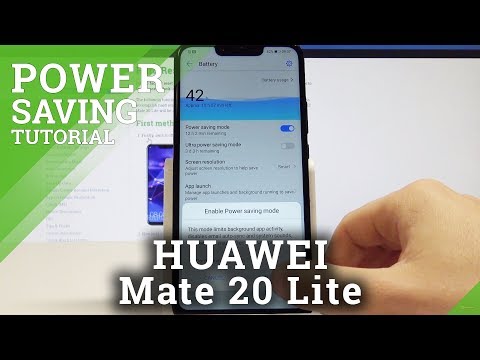 HUAWEI Mate 20 Lite Power Saving Mode / Enable Battery Saver