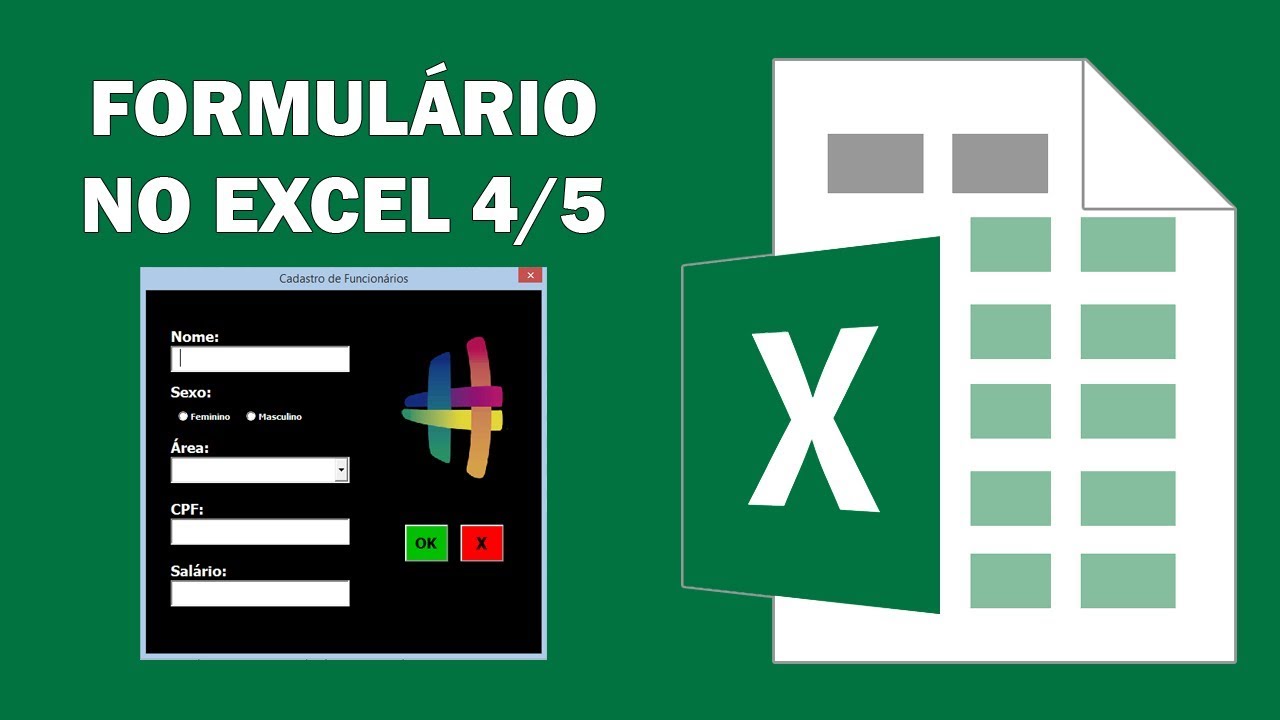 Como criar formulário no Excel - Criando UserForm no VBA - 4/5