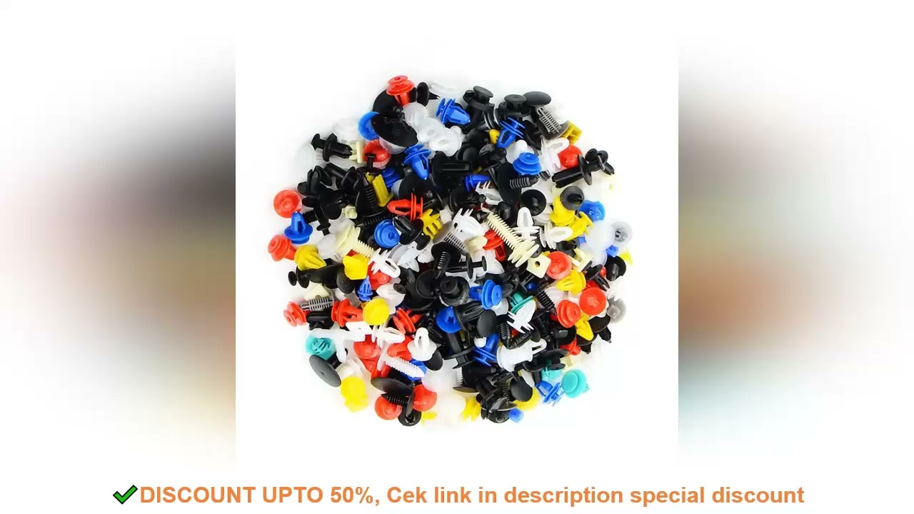 Mixed Auto Fastener Car Bumper Clips Retainer Car Fastener Rivet Door Panel Liner for All Car 50pcs/