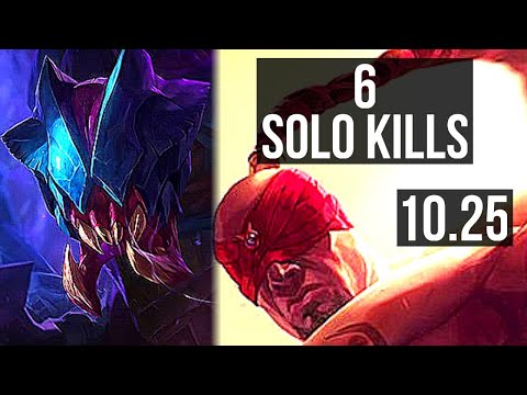 REK'SAI vs LEE SIN (JUNGLE) | 17/2/12, 6 solo kills, Legendary, 400+ games | KR Master | v10.25