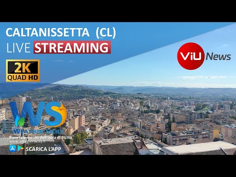 🔴 Caltanissetta live webcam - Panoramica SUD
