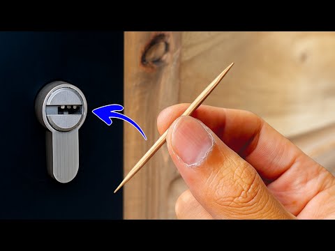 How to Easily Unlock a Door Without a Key Using a Toothpick!
