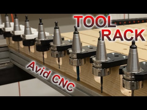 CNC Build Ep 6: Automatic Tool Changer Rack / Tool Stations - DIY Wood ATC Tool Rack for Cheap