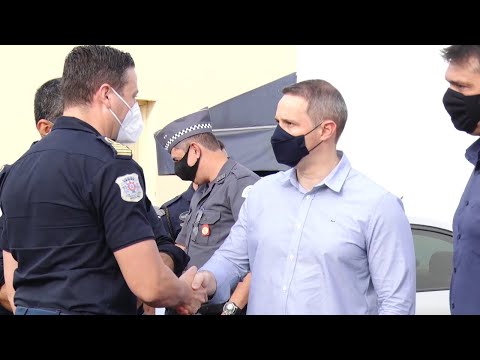 Deputado Federal visita Guarda Municipal, em Rio Claro