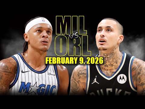 Milwaukee Bucks vs Orlando Magic Full Game Highlights – February 9, 2026 | NBA Season