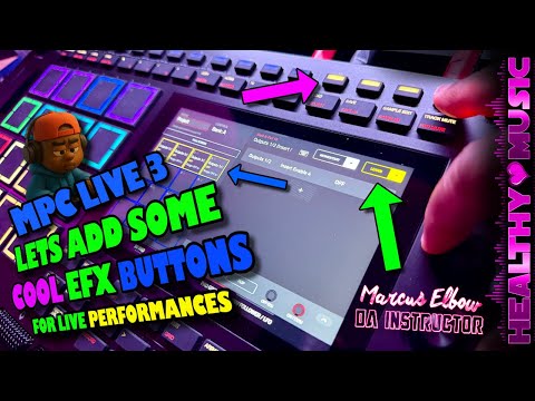 MPC Live 3 | How to Put XY Effects on the Buttons for Live Performances!! #MPCLive3