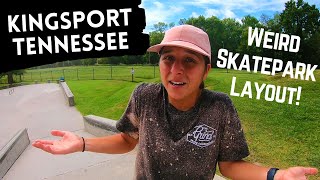 Kingsport Tennessee Skatepark || Scott Adams Memorial Skatepark || 2020 VLOG & Review