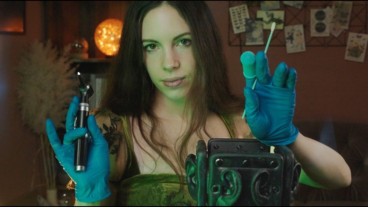 ASMR Ear Cleaning & Hearing Test For Sleep & MAX Tingles