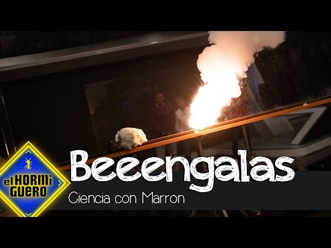 Marron trae al mini Terminator líquido y las bengalas explosivas - El Hormiguero