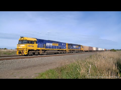 7AM5 Pacific National Freight Train With NR118 & 9323 (19/9/2021) - PoathTV Australian Railways