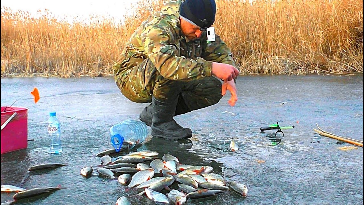 рыбалка на сети под лёд