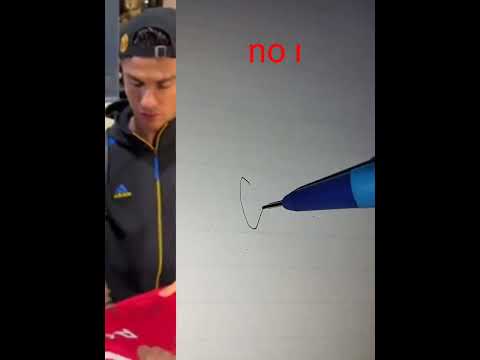 Cristiano ronaldo's signature #short #cristianoronaldo
