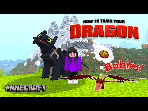 How to Train Your Dragon in Minecraft / The BABY dragon update