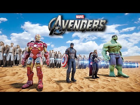 AVENGERS & 3000 JEDI VS 2 MILLION ZOMBIES | Ultimate Epic Battle Simulator 2 | UEBS 2