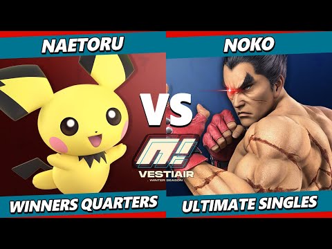 VESTI'AIR 19 - NaetorU (Pichu) Vs. Noko' (Kazuya) Smash Ultimate - SSBU