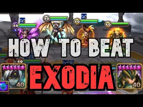 SUMMONERS WAR / HOW TO BEAT THE EXODIA PAIR: LUCIFER AND LEO ON ARENA