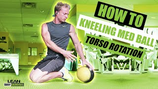 Kneeling Medicine Ball Torso Rotation exercise video thumbnail