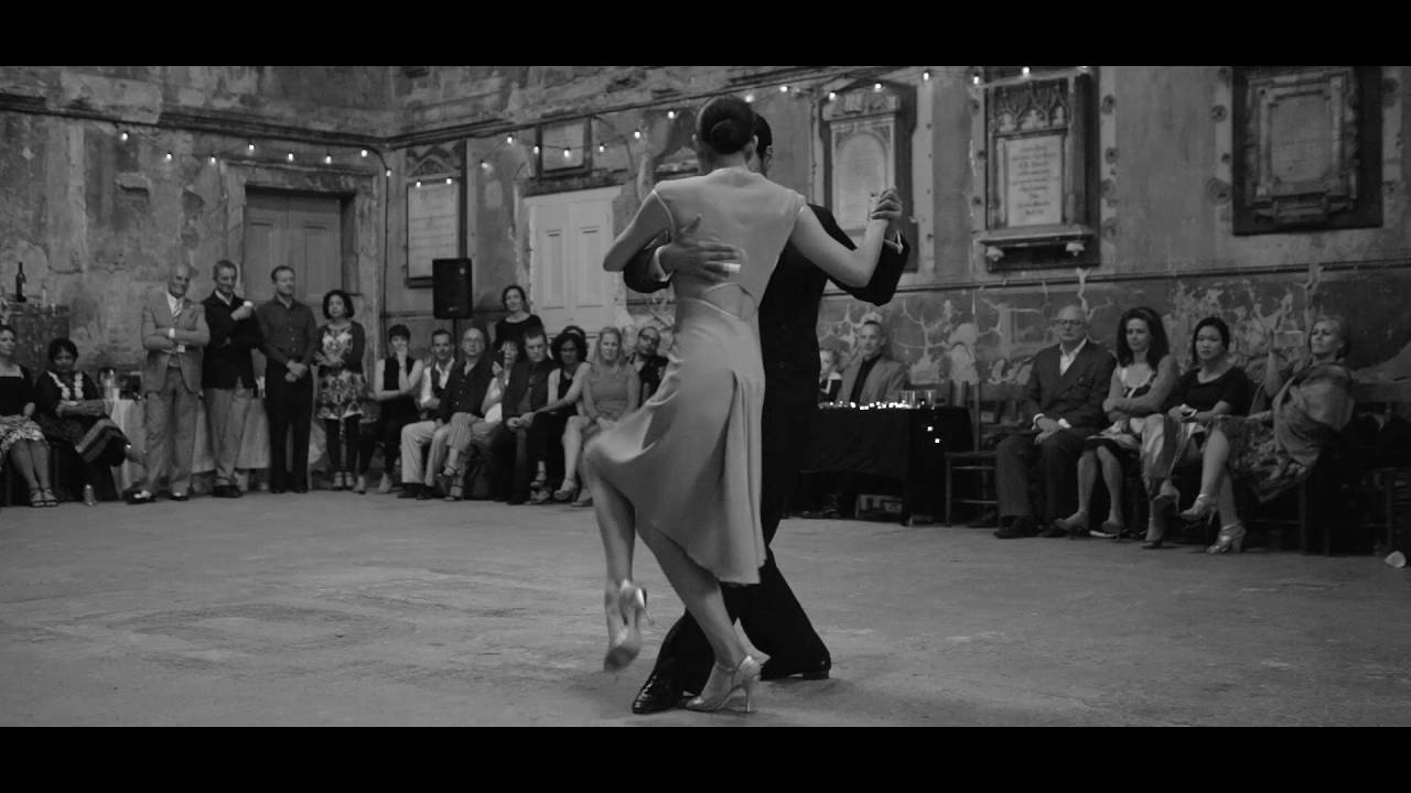 Adrian and Amanda Costa dance at the Asylum Chapel Milonga, #2
