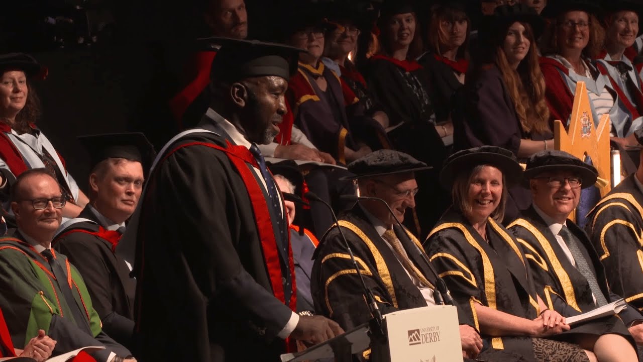 Derby Graduation – July 2025 Honorand: Darren Moore