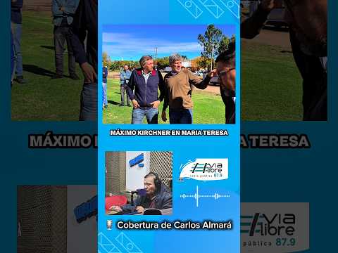 Máximo Kirchner en María Teresa #politica #argentina #periodismo
