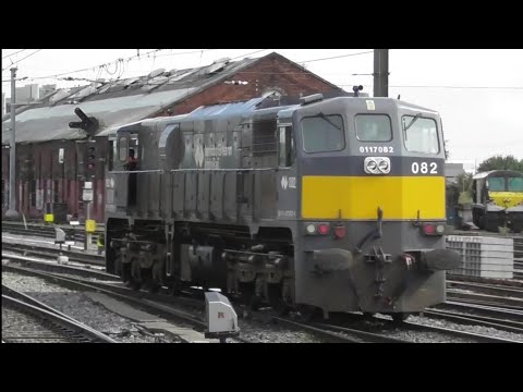 Irish Rail 071 Class Loco Number 082 Light Engine - Connolly Station, Dublin