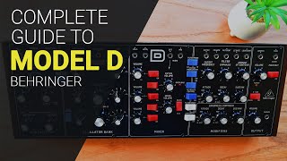 Video thumbnail for Using the Behringer Model D, complete guide tutorial. by XNB