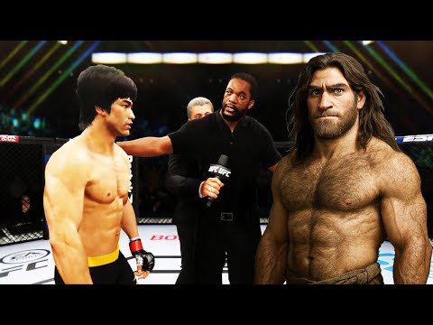 PS5 Bruce Lee vs. Hairy Tarzan (EA Sports UFC 4)