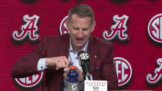 Watch Alabama SEC Championship Post Game Press Conference