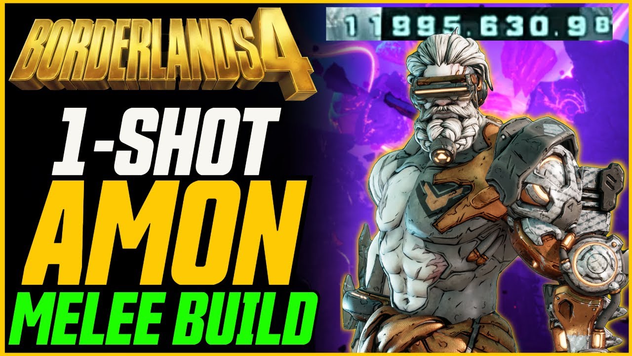 BILLION+ DAMAGE AMON! New Melee Amon Build! // Borderlands 4 Shield Breaker Amon - YouTube