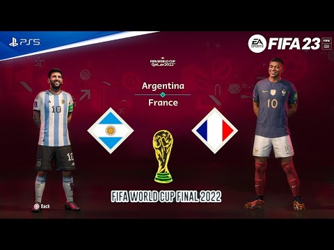 FIFA 23 - Argentina Vs France - FIFA World Cup 2022 Qatar Final | PS5™ [4K ]