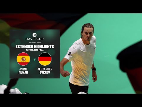 Zverev & Munar go head-to-head 👏 | Spain v Germany | Extended Highlights | 2025 Davis Cup Final 8