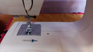 How to use twin needle in usha janome machines