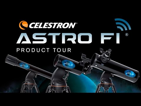 Celestron Astro Fi 90 mm Wi-Fi Refractor Telescope Bundle