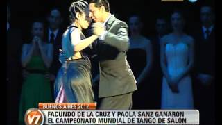 Visión Siete: Buenos Aires 2012: Una pareja argentina ganó en tango de salón