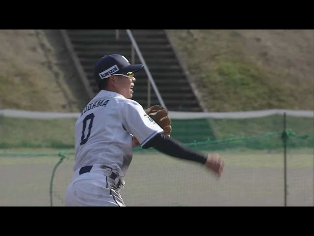 【春季キャンプ】ライオンズルーキー・児玉亮涼が特守で連続好守!! 2023年2月14日 埼玉西武ライオンズ