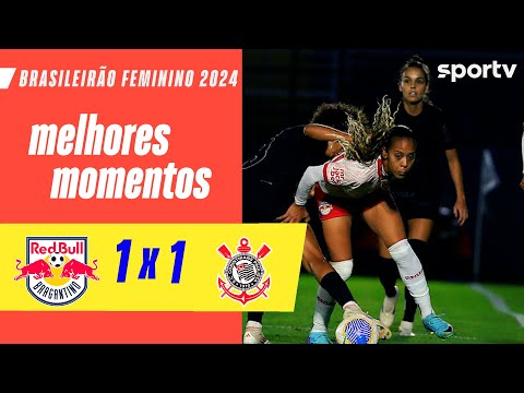 Gols e lances de Red Bull Bragantino x Corinthians